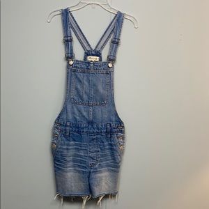 Madewell short overalls